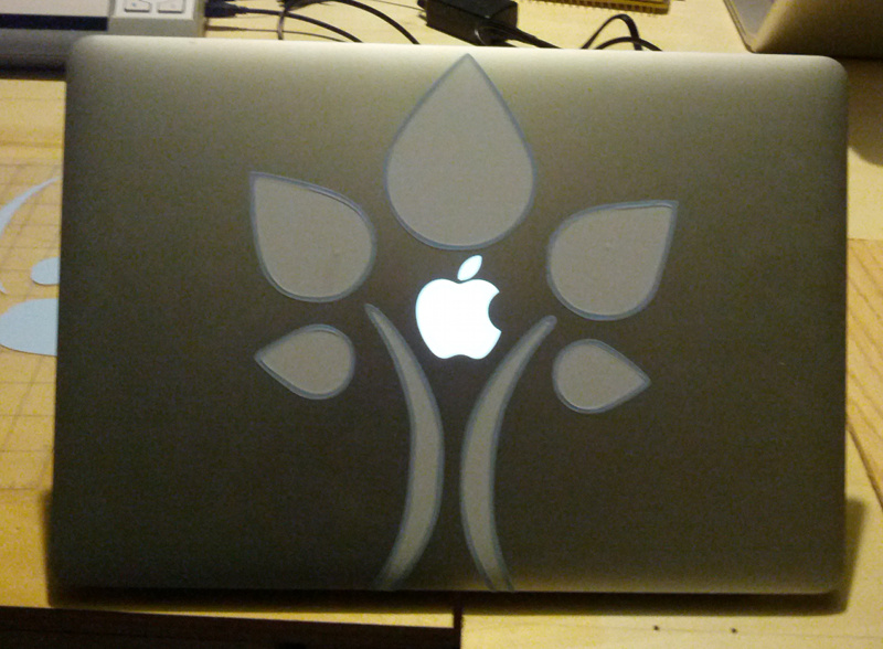 sticker on 3